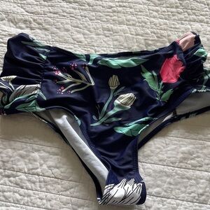 Floral High-Waisted Bikini Bottom